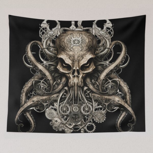 Item preview, Steampunk Cthulu designed and sold by AnalyticalDream.