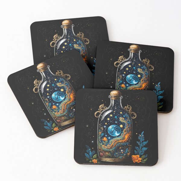 Item preview, Surreal Fantasy Universe in a Bottle designed and sold by Retro Salt.