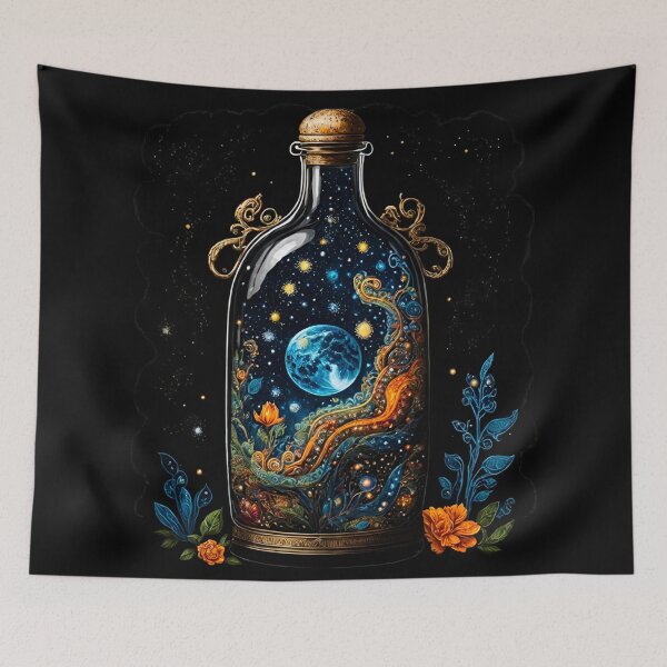 Item preview, Surreal Fantasy Universe in a Bottle designed and sold by Retro Salt.