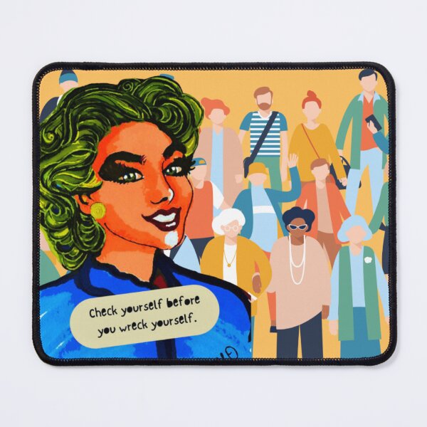 Item preview, Check Yourself Before You Wreck Yourself designed and sold by gleefulme.