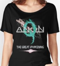 QAnon Great Awakening Deep State by Scralandore Design Women's Relaxed Fit T-Shirt