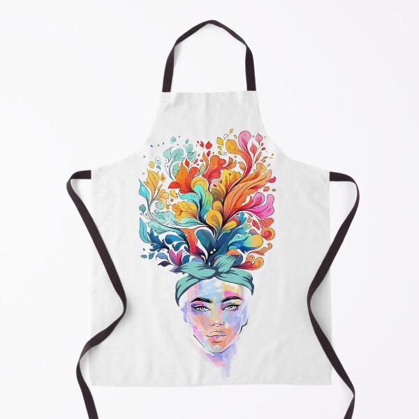 Item preview, Inner Worlds Revealed: Woman and Her Thoughts Watercolor Design designed and sold by mndesignworx.
