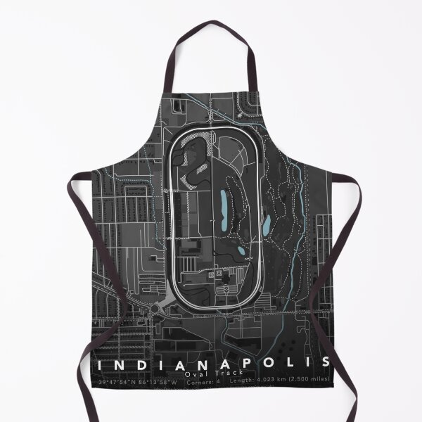 Item preview, Indianapolis Motor Speedway Oval | IndyCar, NASCAR Track Map designed and sold by MoshoboMakes.