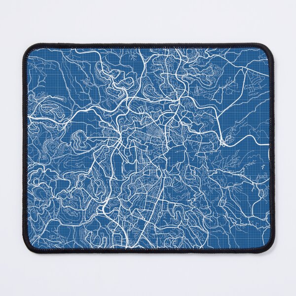 Item preview, Jerusalem City Map of Israel - Blueprint designed and sold by deMAP.