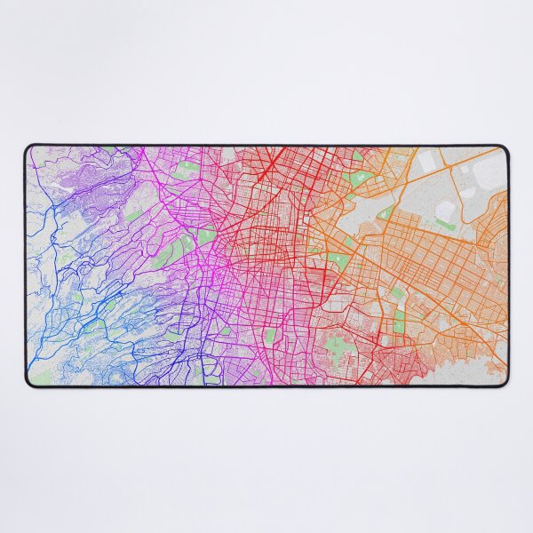 Item preview, Mexico City Map - Colorful designed and sold by deMAP.