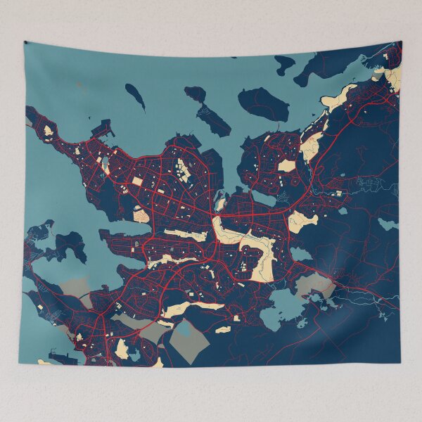 Item preview, Reykjavik City Map of Iceland - Hope designed and sold by deMAP.