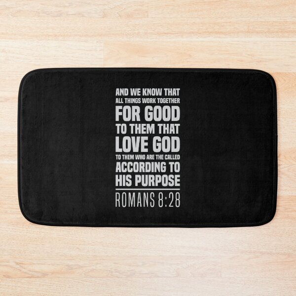 Item preview, Romans 8:28 - All Things Work For My Good - Bible Scripture designed and sold by Vector-Artist.