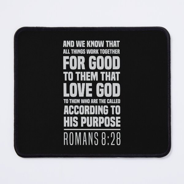 Item preview, Romans 8:28 - All Things Work For My Good - Bible Scripture designed and sold by Vector-Artist.
