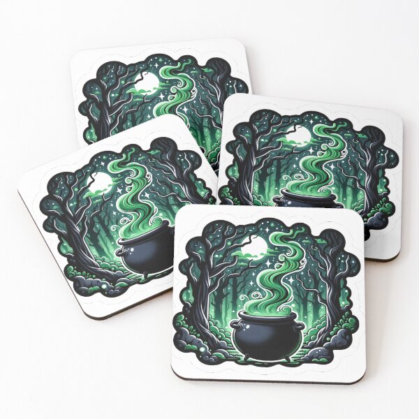 Item preview, Bubbling Brew of Shadows | Spooky Halloween Cauldron Sticker designed and sold by TheGraphicsLord.