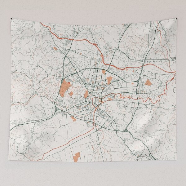Item preview, Ljubljana City Map of Slovenia - Bohemian designed and sold by deMAP.