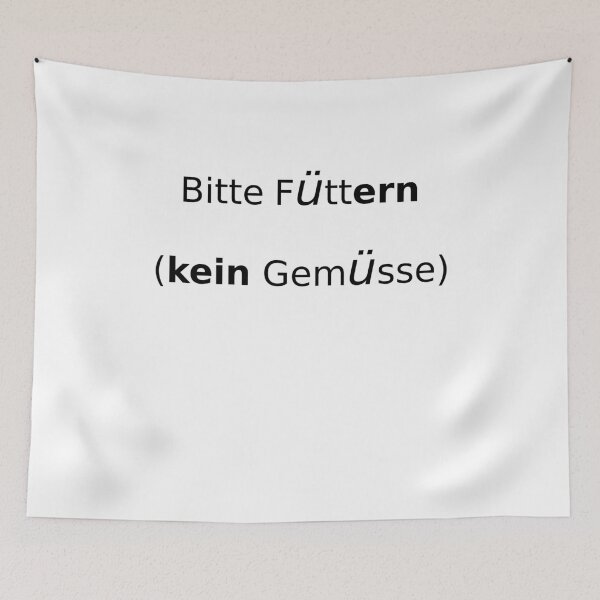 Artikelvorschau, Bitte füttern aber kein Gemüse entworfen und verkauft von NoriTEEs.
