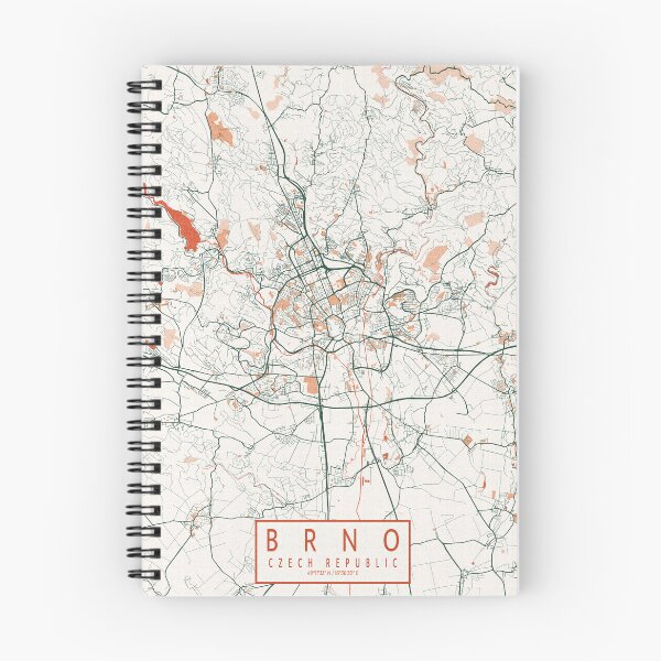 Item preview, Brno City Map of Czech Republic - Bohemian designed and sold by deMAP.