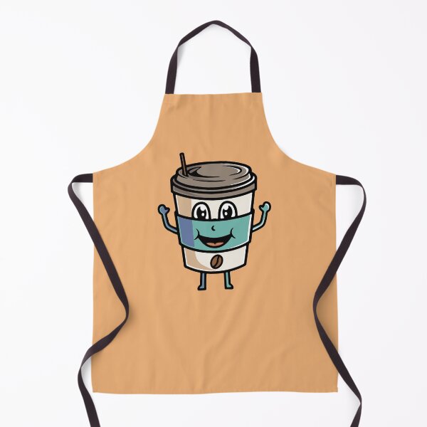 Item preview, Cute coffee smiling cartoon illustration designed and sold by cubbone.
