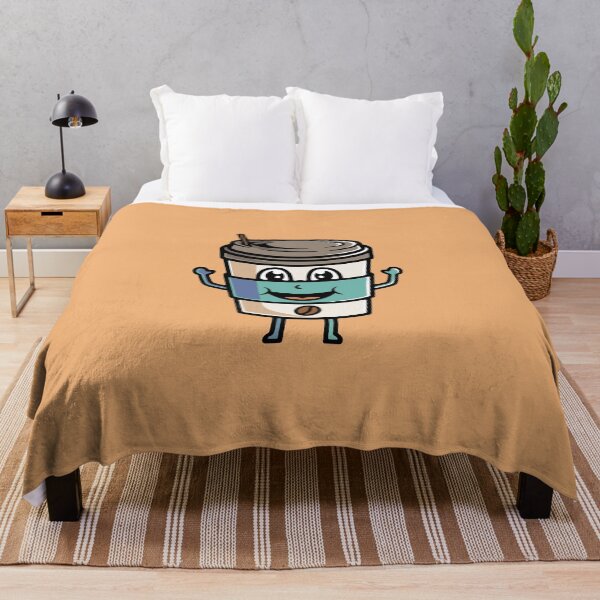 Item preview, Cute coffee smiling cartoon illustration designed and sold by cubbone.