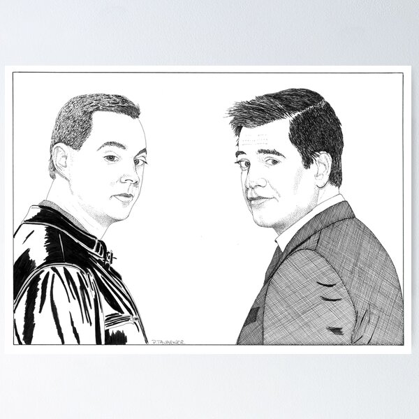 Item preview, Michael Weatherly and Sean Murray designed and sold by PascalTavarner.