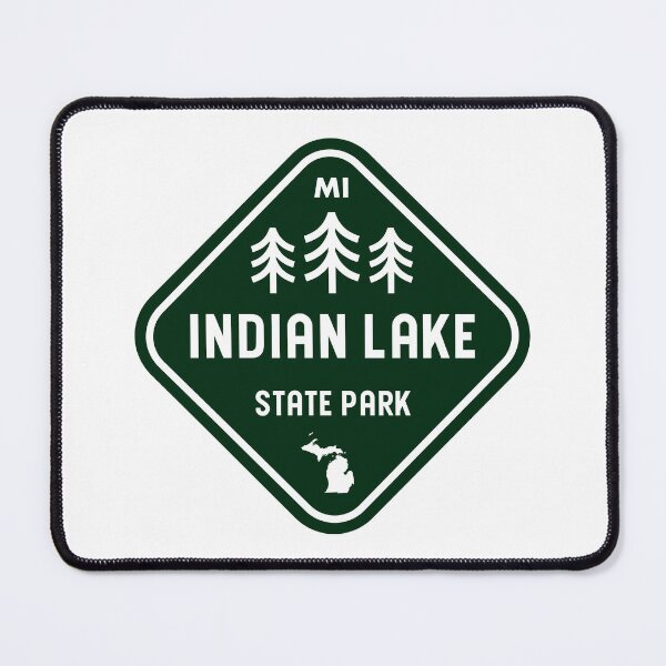 Item preview, Indian Lake State Park Michigan Rhombus designed and sold by bivenart.