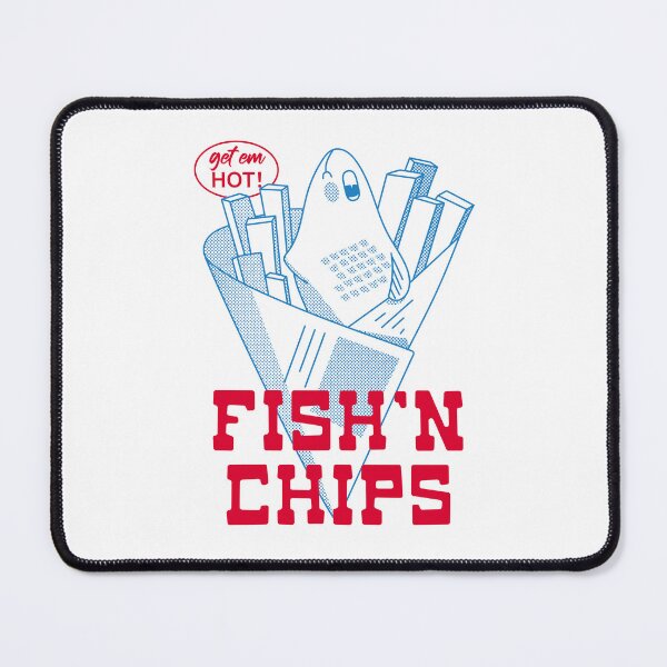 Item preview, Retro Fish and Chips Design - English Food  designed and sold by The-Goods.