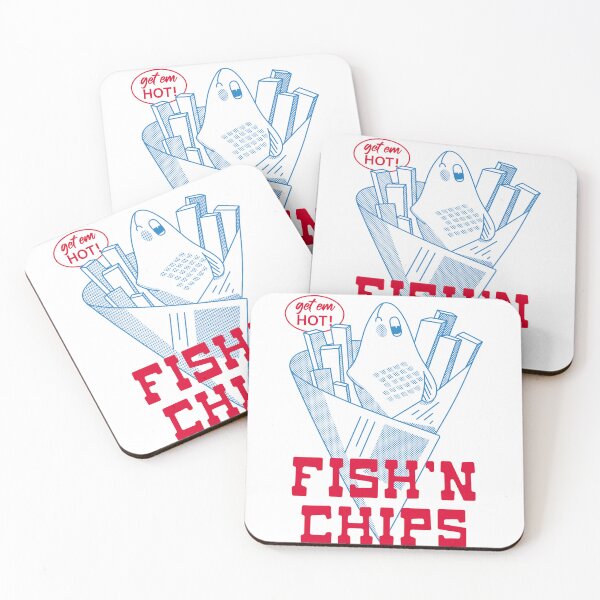 Item preview, Retro Fish and Chips Design - English Food  designed and sold by The-Goods.