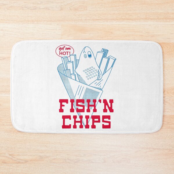 Item preview, Retro Fish and Chips Design - English Food  designed and sold by The-Goods.