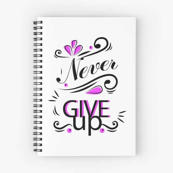 Item preview, never give up - motivation designed and sold by Yarkos.