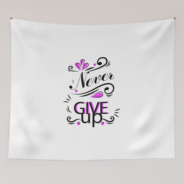 Item preview, never give up - motivation designed and sold by Yarkos.