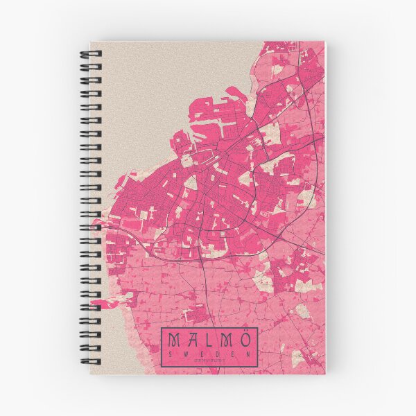 Item preview, Malmo City Map of Scania, Sweden - Blossom designed and sold by deMAP.