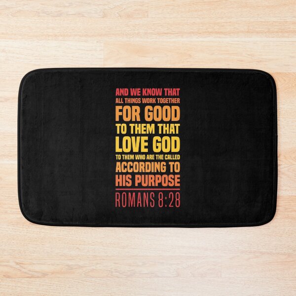 Item preview, Romans 8:28 - The Love of God - Bible Scripture designed and sold by Vector-Artist.