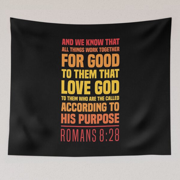 Item preview, Romans 8:28 - The Love of God - Bible Scripture designed and sold by Vector-Artist.