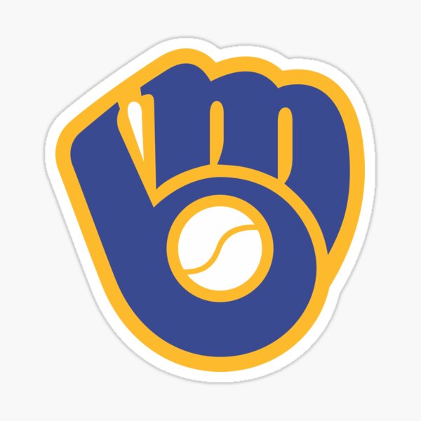 Milwaukee Brewers Retro M Logo - 5x7 Sticker Sheet at Sticker Shoppe