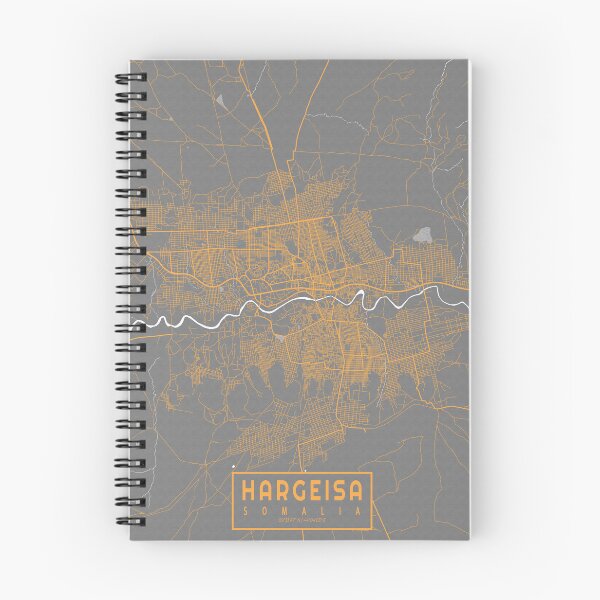 Item preview, Hargeisa City Map of Somalia - Bauhaus designed and sold by deMAP.