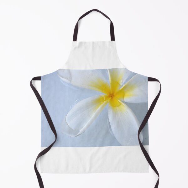 Item preview, White and Yellow Frangipani Flower floating in water designed and sold by IPPhotography.