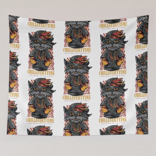 Item preview, chill everytime hiphop style, chill cat hiphop style, cool cat hiphop designed and sold by GreyStanzione1.