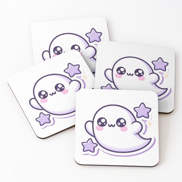 Item preview, Kawaii Phantom Whispers | Adorable Spooky Ghost Sticker designed and sold by TheGraphicsLord.
