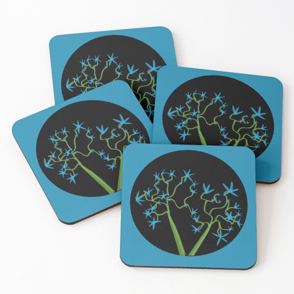 Item preview, blue stars designed and sold by Lilian Meyer.
