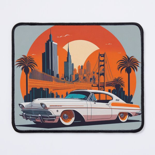 Artikelvorschau, 004 Classic Car in the Streets of San Francisco entworfen und verkauft von Alexis Art Collection.