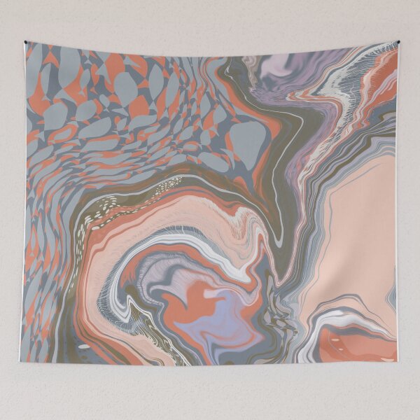 Item preview, The grey ocean abstract design designed and sold by Mysooni.