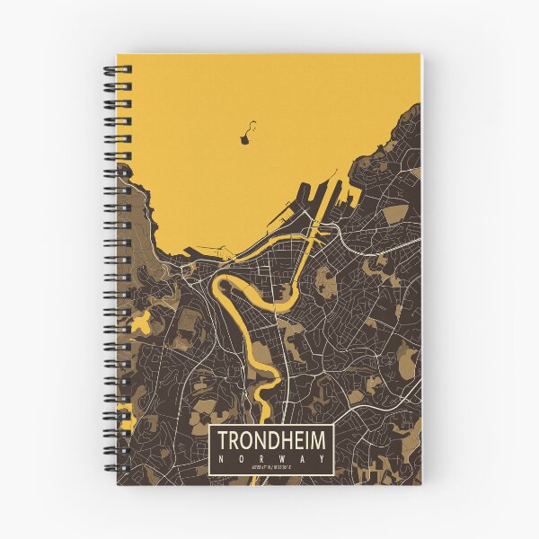 Item preview, Trondheim City Map of Norway - Pastel designed and sold by deMAP.