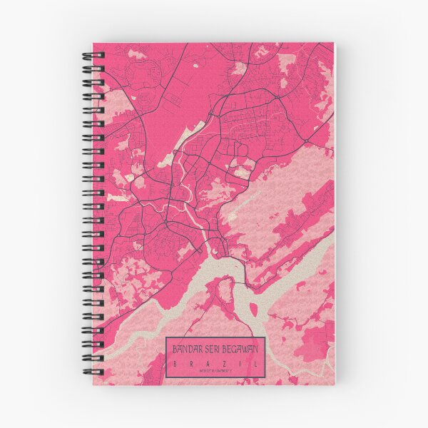 Item preview, Bandar Seri Begawan City Map of Brunei  - Blossom designed and sold by deMAP.