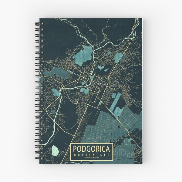 Item preview, Podgorica City Map of Montenegro - Summer designed and sold by deMAP.