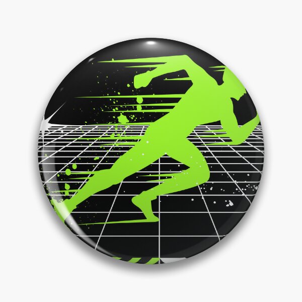Item preview, Silhouette Sprint Man Running Streetwear  designed and sold by CyberArtistOne.