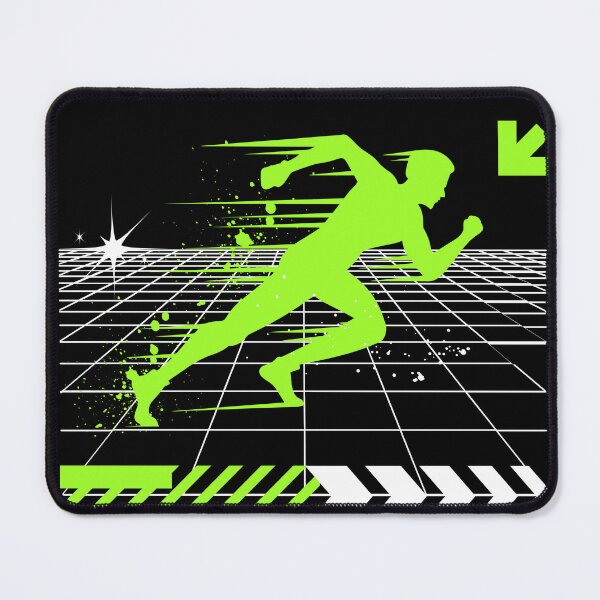 Item preview, Silhouette Sprint Man Running Streetwear  designed and sold by CyberArtistOne.