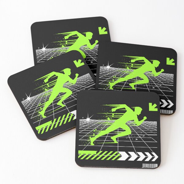 Item preview, Silhouette Sprint Man Running Streetwear  designed and sold by CyberArtistOne.