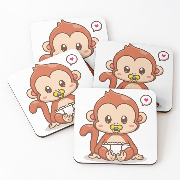 Item preview, Cute Baby Monkey designed and sold by Imyge.
