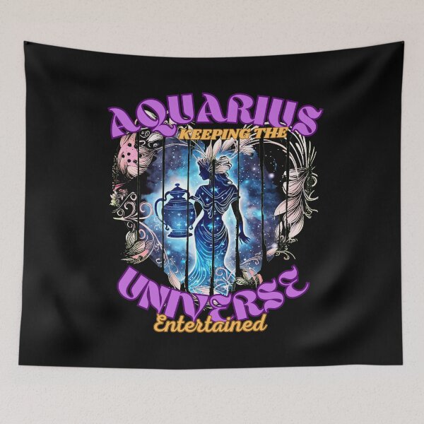 Item preview, Aquarius: Keeping The Universe Entertained. aquarius star sign designed and sold by ZodiacWonders.