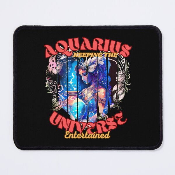 Item preview, Aquarius: Keeping The Universe Entertained. aquarius rising designed and sold by ZodiacWonders.