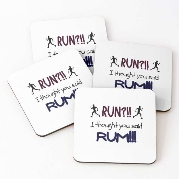 Item preview, Run, I Thought You Said Rum designed and sold by gleefulme.