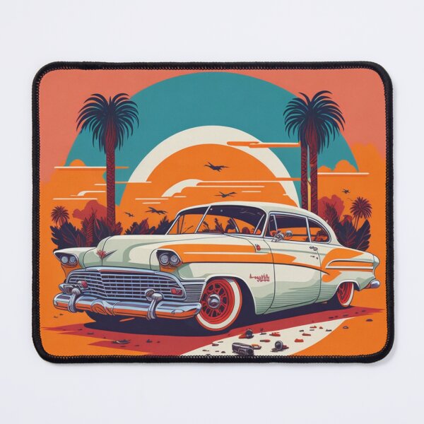 Item preview, 003 Classic Car in Texas Street designed and sold by Alexis Art Collection.