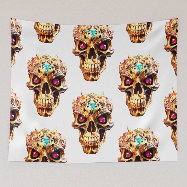 Item preview, Golden skull with rubies designed and sold by MadinaFatt.