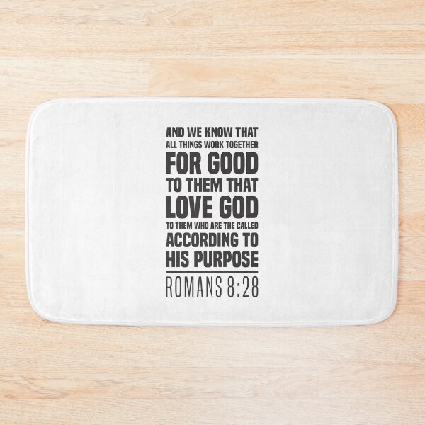 Item preview, Romans 8:28 - God's Purpose - Bible Scripture designed and sold by Vector-Artist.