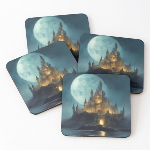 Item preview, Castle on the Moonlit Night designed and sold by cr6zym1nd.